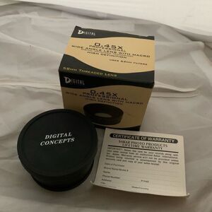 Digital 0.45X 58MM Professional Wide Angle Lens